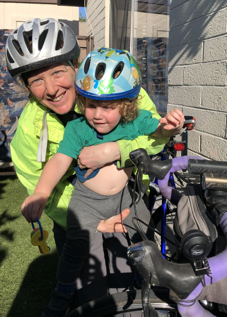 Community ride scene