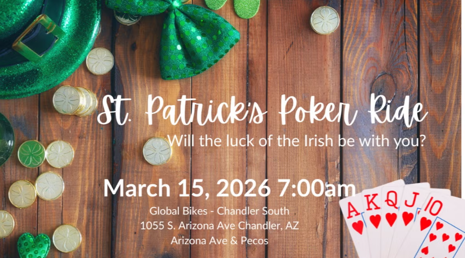 Poker Ride: St. Patrick's Day!